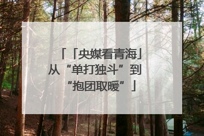 「央媒看青海」从“单打独斗”到“抱团取暖”