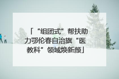 “组团式”帮扶助力鄂伦春自治旗“医教科”领域焕新颜