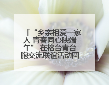 “乡亲相爱一家人 青春同心映端午” 在榕台青台胞交流联谊活动圆满举行