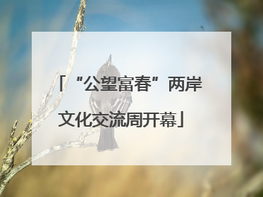“公望富春”两岸文化交流周开幕