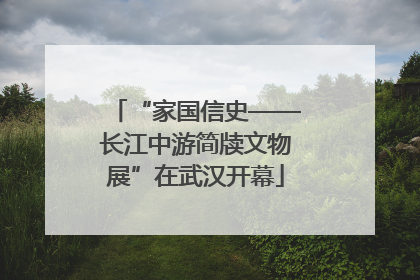 “家国信史——长江中游简牍文物展”在武汉开幕