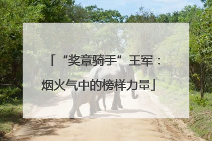 “奖章骑手”王军：烟火气中的榜样力量