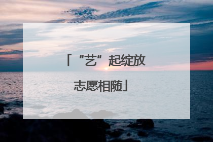 “艺”起绽放 志愿相随