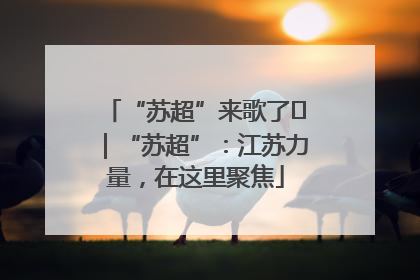 “苏超”来歌了⑪｜“苏超”：江苏力量，在这里聚焦