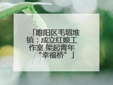 睢阳区毛堌堆镇：成立红娘工作室 架起青年“幸福桥”