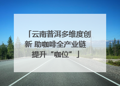 云南普洱多维度创新 助咖啡全产业链提升“咖位”