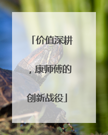 价值深耕，康师傅的创新战役