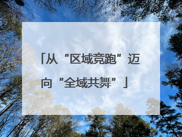 从“区域竞跑”迈向“全域共舞”