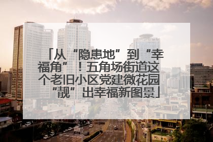 从“隐患地”到“幸福角”！五角场街道这个老旧小区党建微花园“靓”出幸福新图景