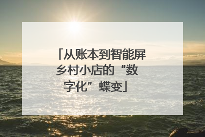 从账本到智能屏 乡村小店的“数字化”蝶变