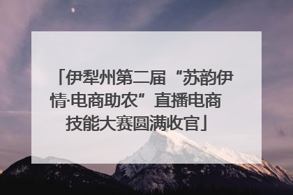 伊犁州第二届“苏韵伊情·电商助农”直播电商技能大赛圆满收官