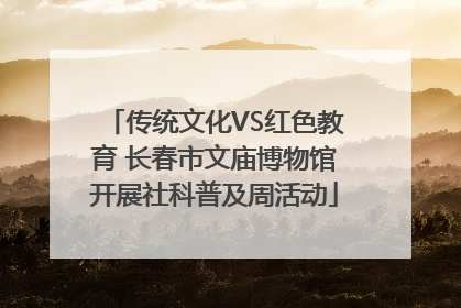传统文化VS红色教育 长春市文庙博物馆开展社科普及周活动