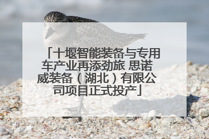十堰智能装备与专用车产业再添劲旅 思诺威装备（湖北）有限公司项目正式投产