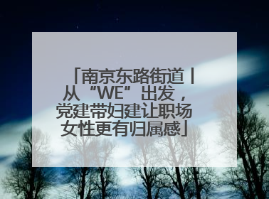 南京东路街道丨从“WE”出发，党建带妇建让职场女性更有归属感