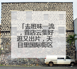 去班味一流，首店云集好逛又出片，天目里国际街区今天正式开街