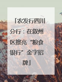 农发行四川分行：在叙州区擦亮“粮食银行”金字招牌