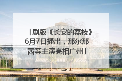 剧版《长安的荔枝》6月7日播出，那尔那茜等主演亮相广州