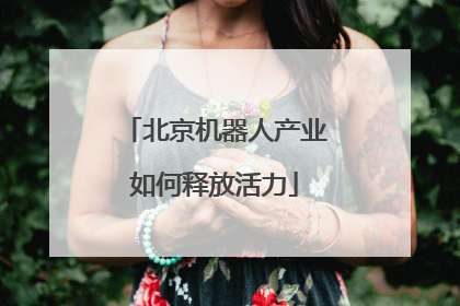 北京机器人产业如何释放活力