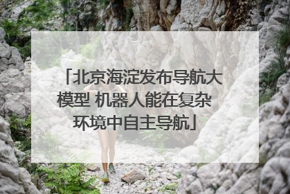 北京海淀发布导航大模型 机器人能在复杂环境中自主导航