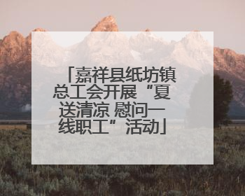 嘉祥县纸坊镇总工会开展“夏送清凉 慰问一线职工”活动