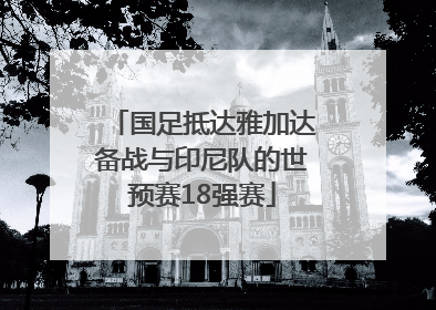 国足抵达雅加达备战与印尼队的世预赛18强赛