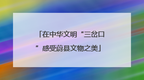 在中华文明“三岔口”感受蔚县文物之美