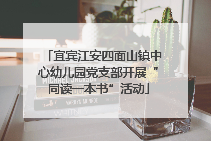 宜宾江安四面山镇中心幼儿园党支部开展“同读一本书”活动