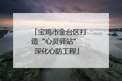宝鸡市金台区打造“心灵驿站” 深化心防工程