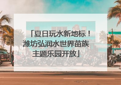 夏日玩水新地标！潍坊弘润水世界苗族主题乐园开放