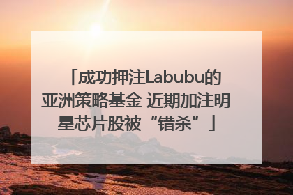 成功押注Labubu的亚洲策略基金 近期加注明星芯片股被“错杀”