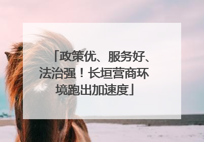 政策优、服务好、法治强！长垣营商环境跑出加速度