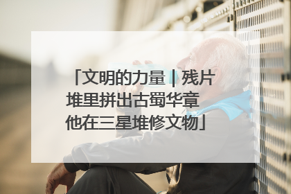 文明的力量｜残片堆里拼出古蜀华章 他在三星堆修文物