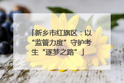 新乡市红旗区：以“监管力度”守护考生“逐梦之路”