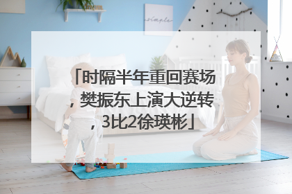 时隔半年重回赛场，樊振东上演大逆转，3比2徐瑛彬