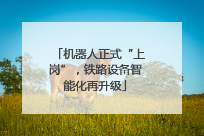 机器人正式“上岗”，铁路设备智能化再升级