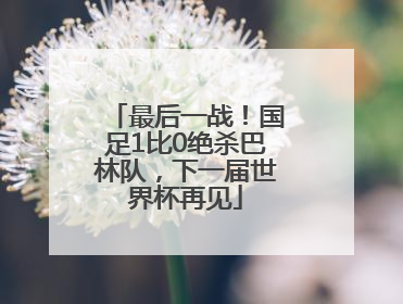 最后一战！国足1比0绝杀巴林队，下一届世界杯再见