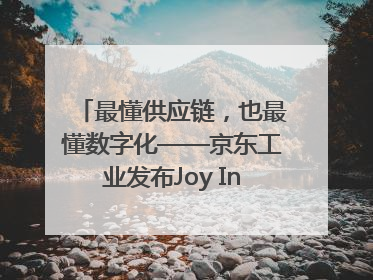 最懂供应链，也最懂数字化——京东工业发布Joy Industrial 重塑工业未来