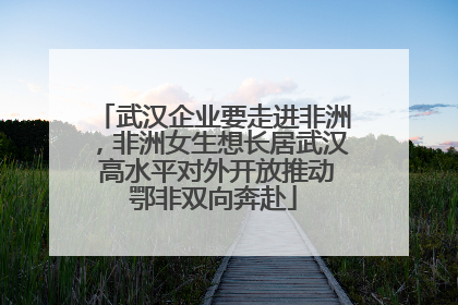 武汉企业要走进非洲，非洲女生想长居武汉 高水平对外开放推动鄂非双向奔赴