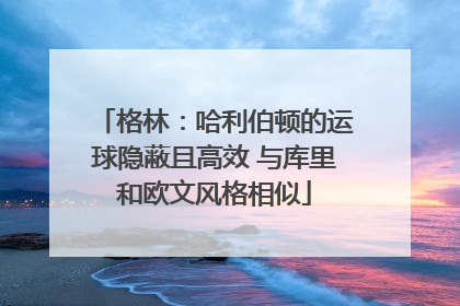 格林：哈利伯顿的运球隐蔽且高效 与库里和欧文风格相似