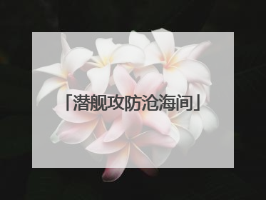 潜舰攻防沧海间