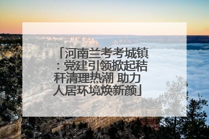 河南兰考考城镇：党建引领掀起秸秆清理热潮 助力人居环境焕新颜