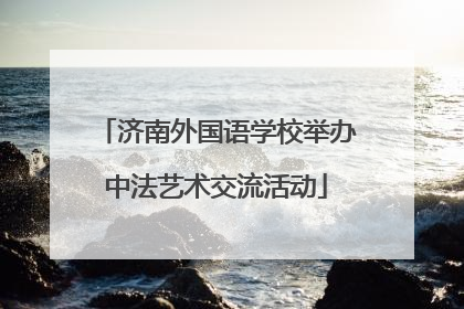 济南外国语学校举办中法艺术交流活动