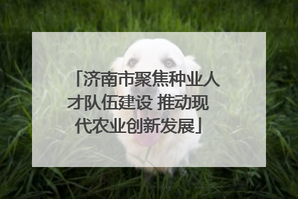 济南市聚焦种业人才队伍建设 推动现代农业创新发展