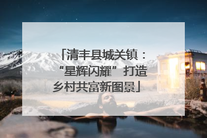 清丰县城关镇：“星辉闪耀”打造乡村共富新图景