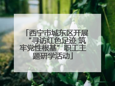 西宁市城东区开展“寻访红色足迹 筑牢党性根基”职工主题研学活动