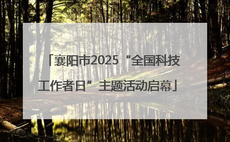 襄阳市2025“全国科技工作者日”主题活动启幕