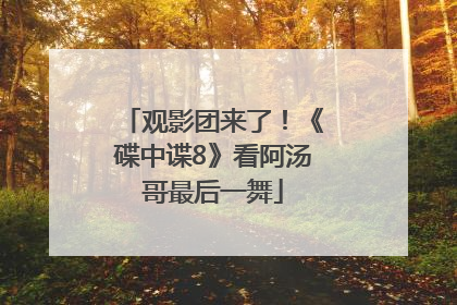 观影团来了！《碟中谍8》看阿汤哥最后一舞