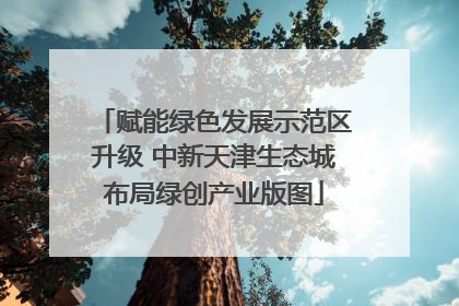 赋能绿色发展示范区升级 中新天津生态城布局绿创产业版图
