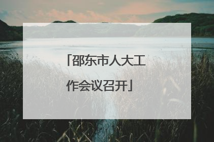 邵东市人大工作会议召开