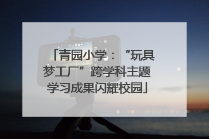 青园小学：“玩具梦工厂”跨学科主题学习成果闪耀校园
